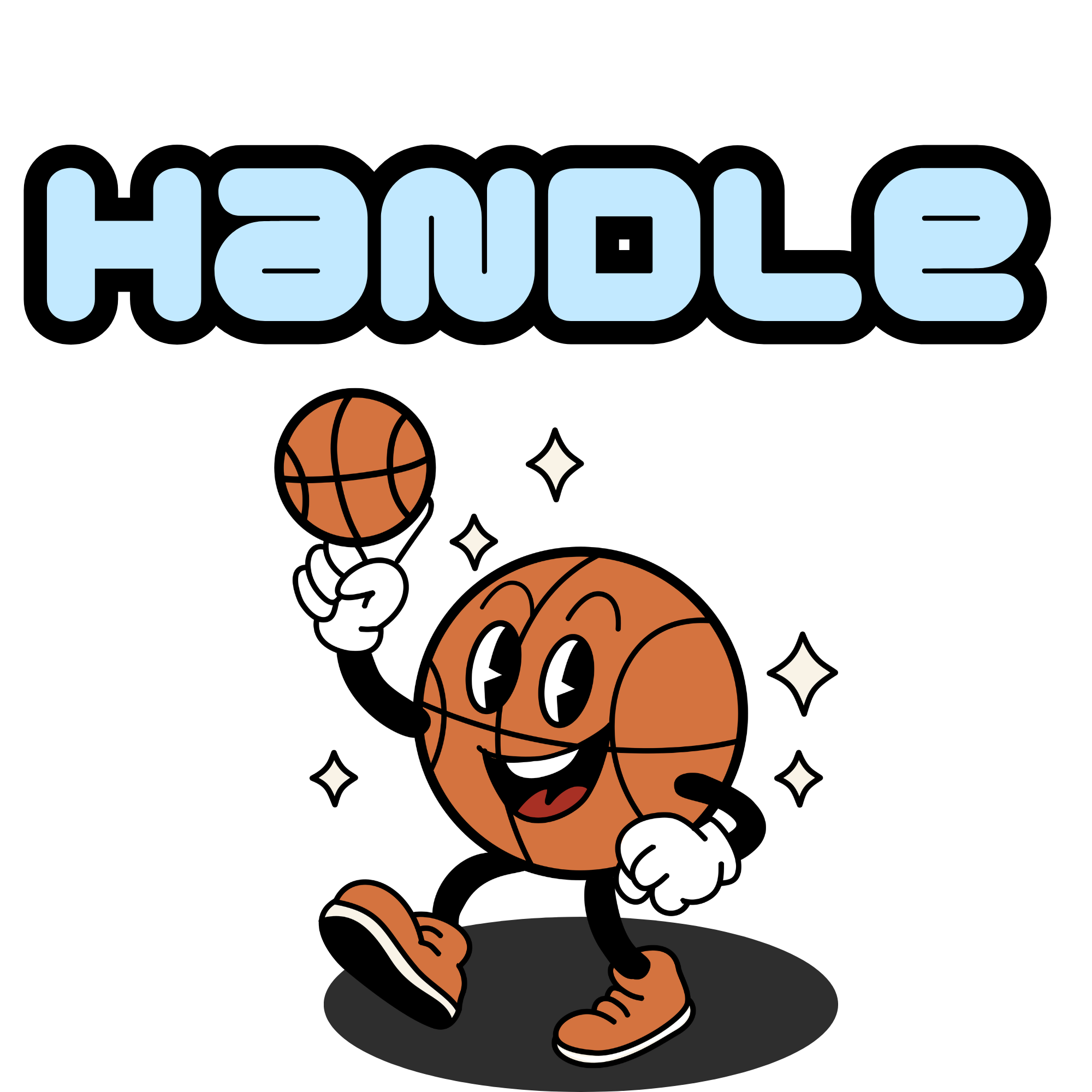 Handle basketball character